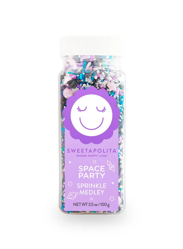 Space Party Sprinkle Mix 3.5oz Bottle by Sweetapolita