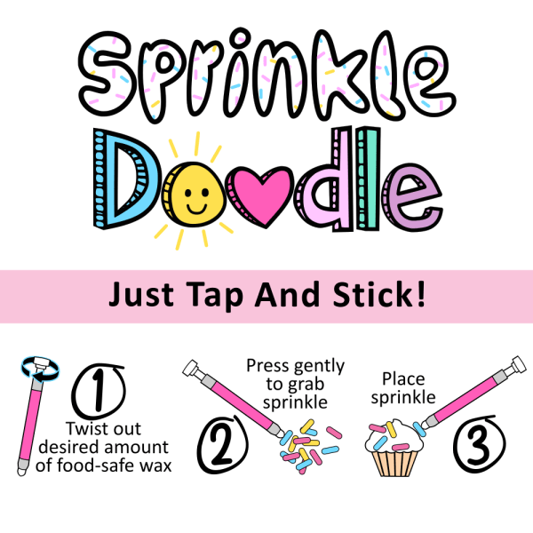 Poppy Color Sprinkle Doodle Pen