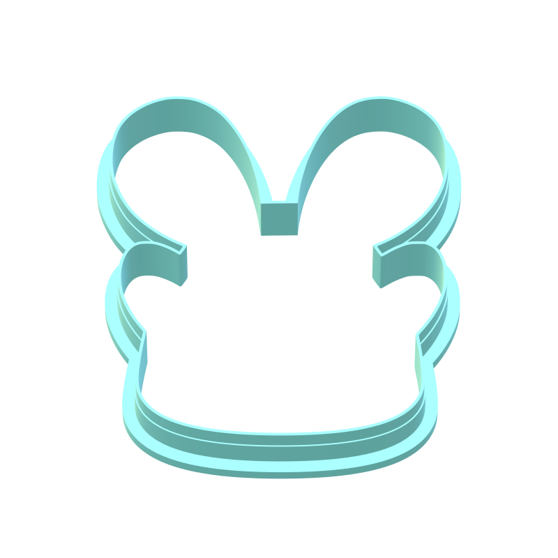 Cool Bunny Cookie Cutter
