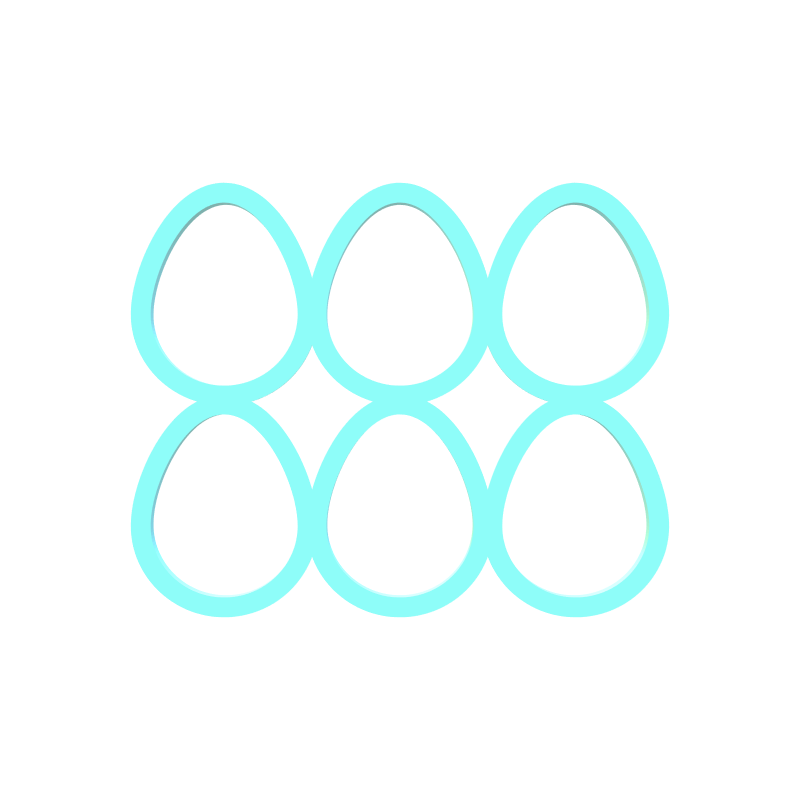 Easter Egg Cookie Cutter | Multi Cutter