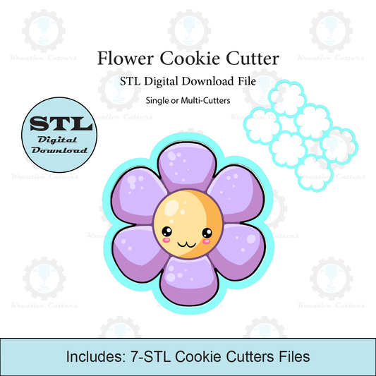Flower Cookie Cutter | STL File