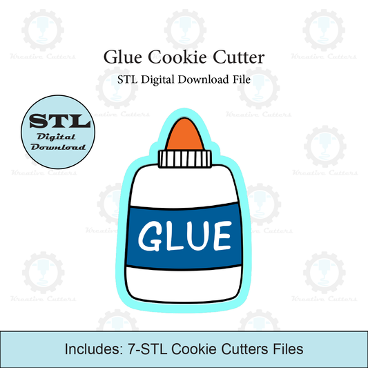 Glue Cookie Cutter | STL File