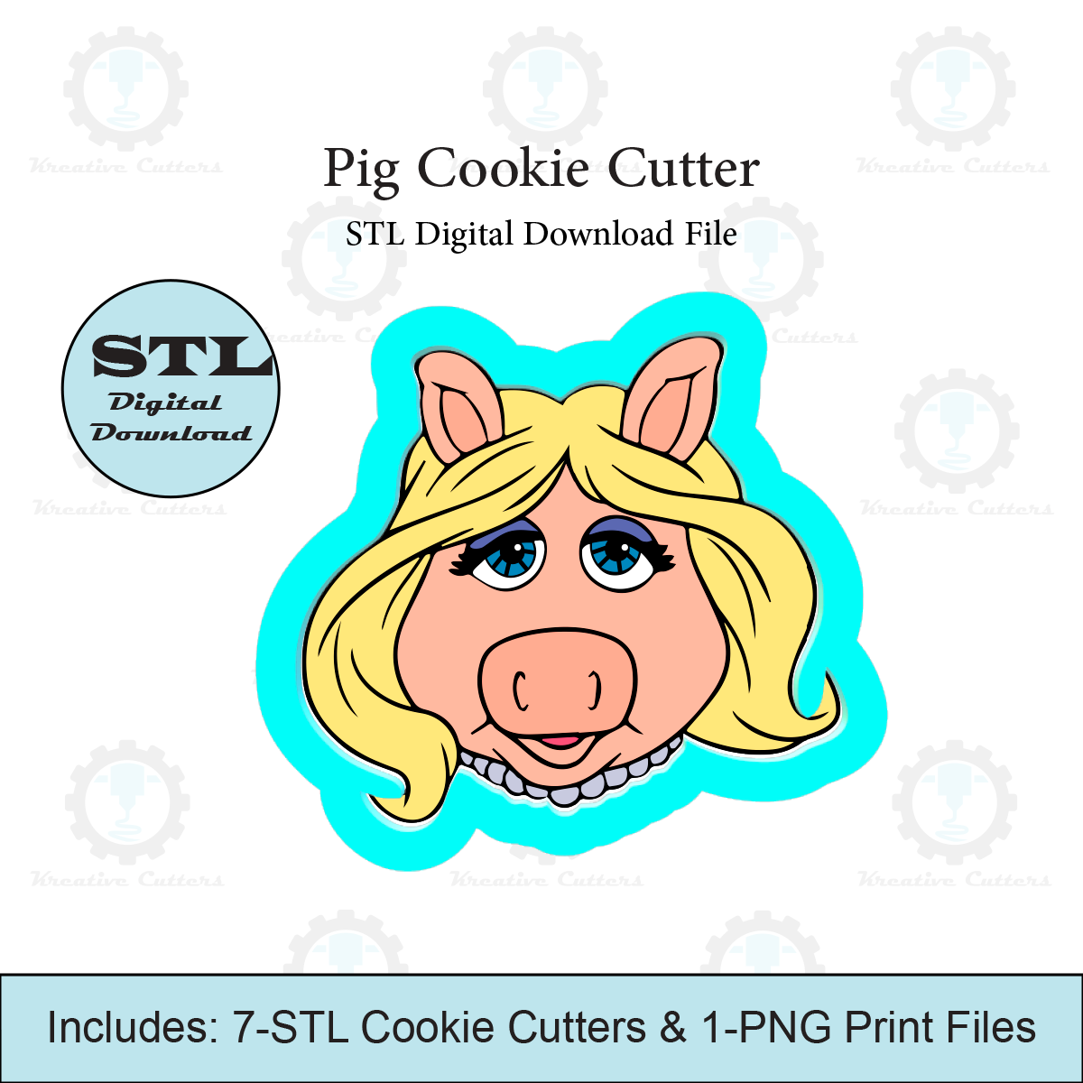Pig Cookie Cutter | STL File