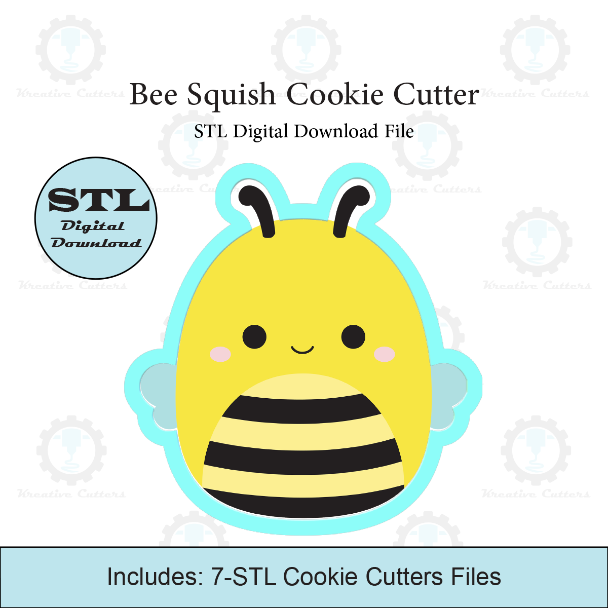 Bee Cookie Cutter | STL File