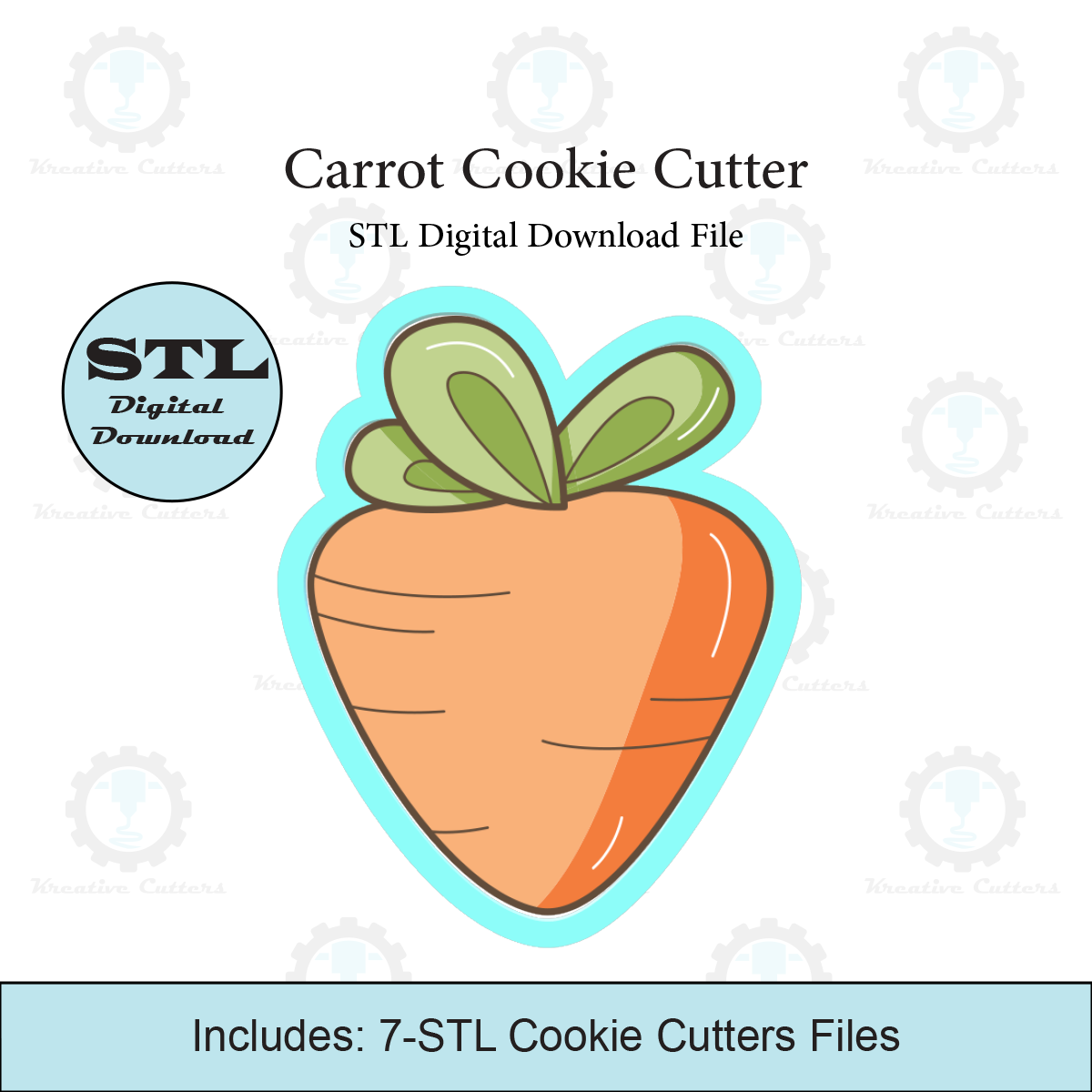 Carrot Cookie Cutter | STL File