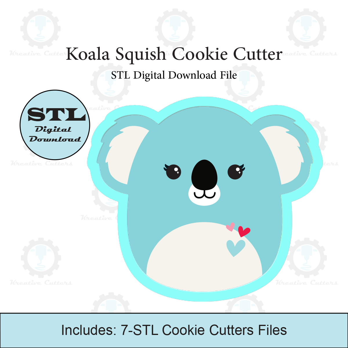 Koala Squish Cookie Cutter | STL File