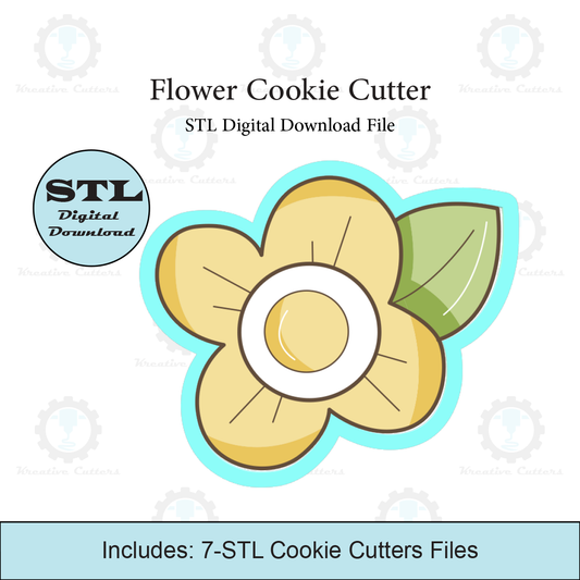Flower Cookie Cutter | STL File