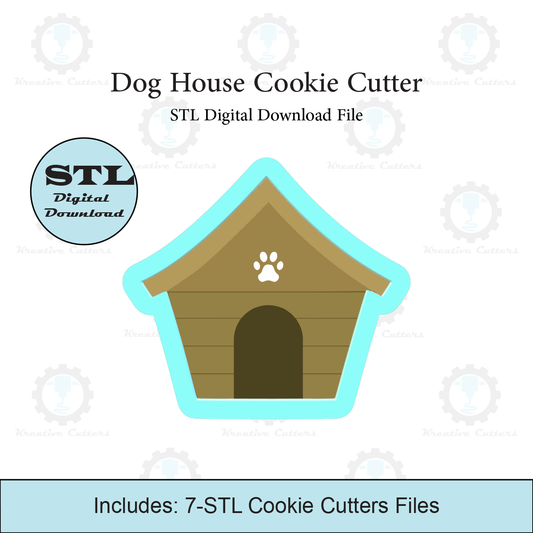 Dog House Cookie Cutter | STL File