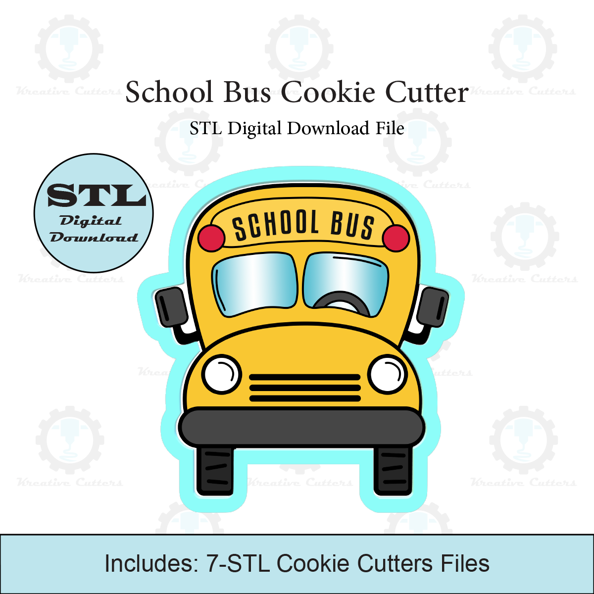 School Bus Cookie Cutter | STL File