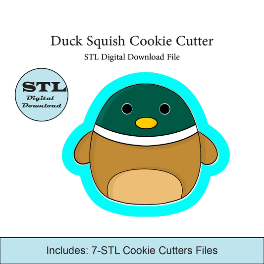 Duck Squish Cookie Cutter | STL File