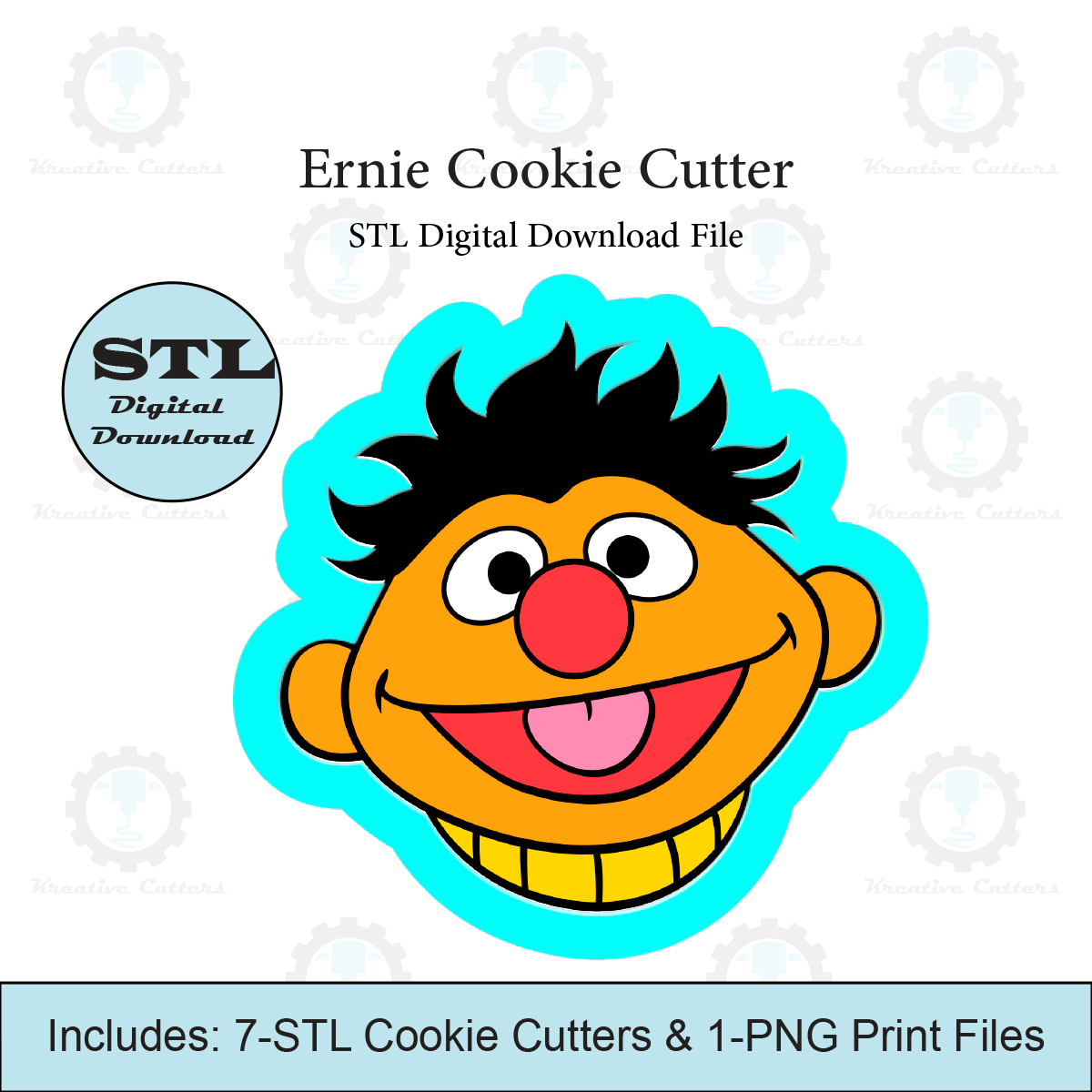 Ernie Cookie Cutter | STL File