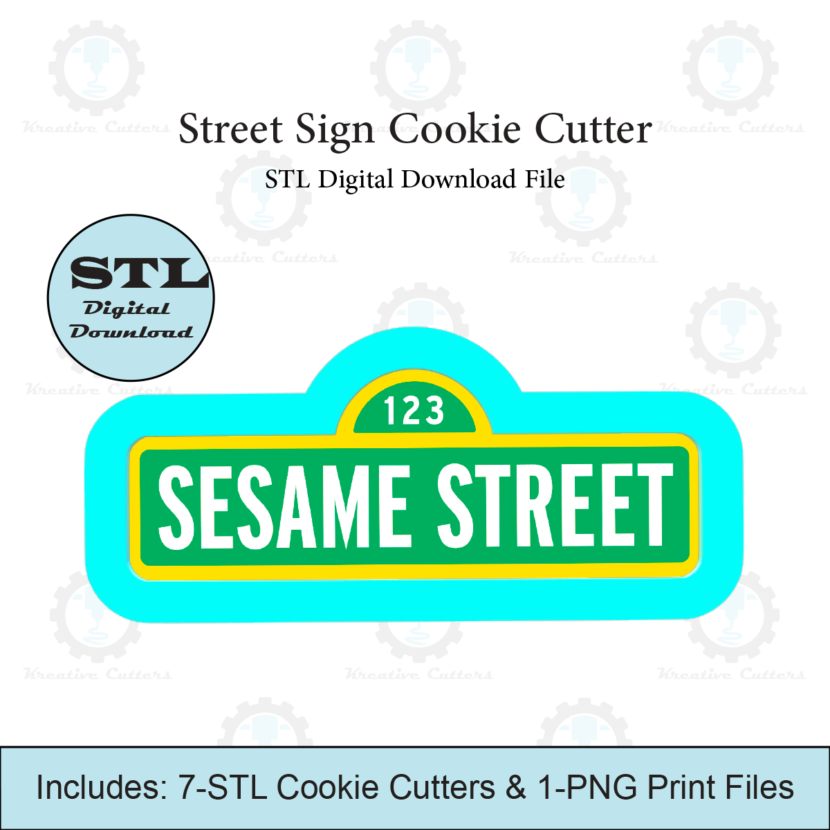 Street Sign Cookie Cutter | STL File