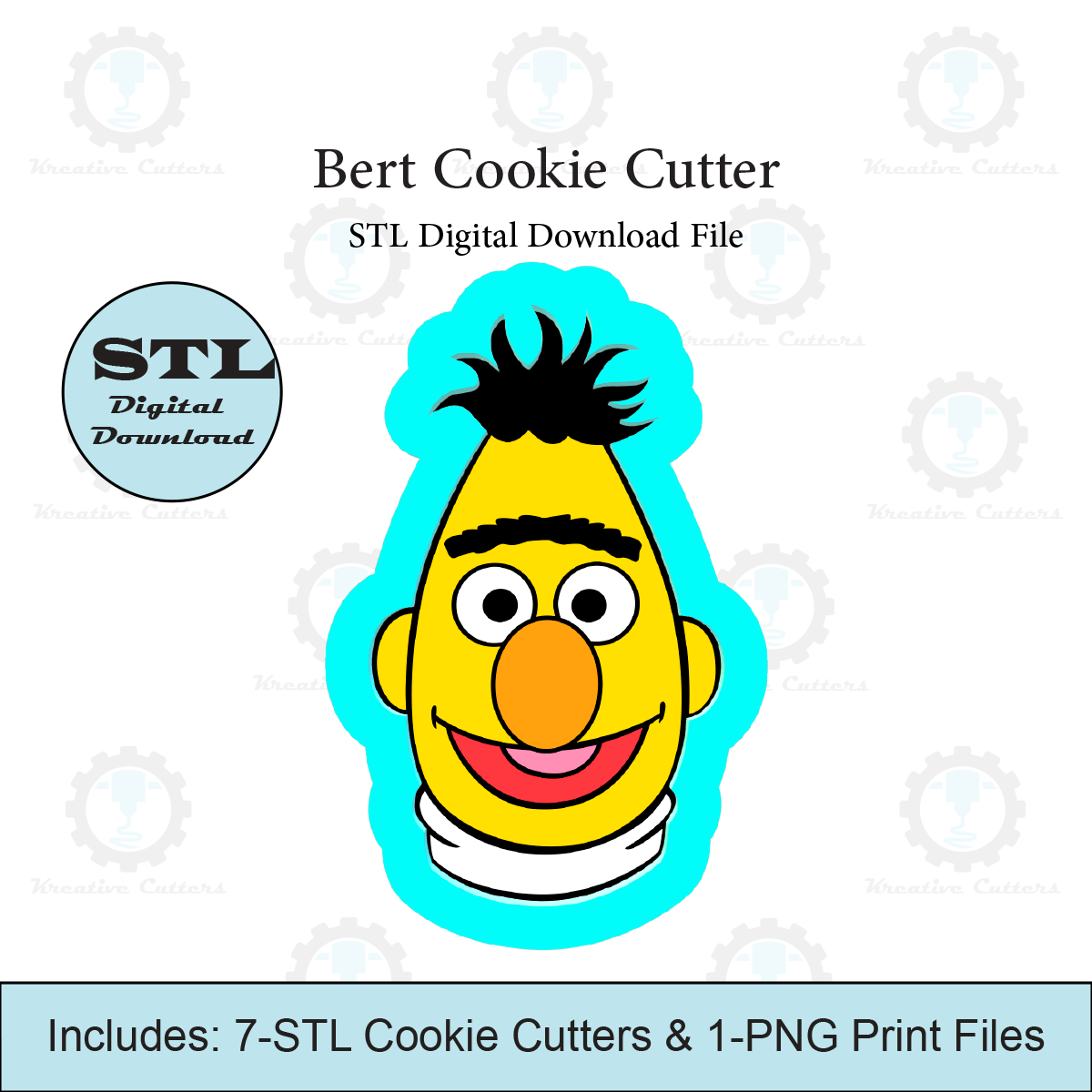 Bert Cookie Cutter | STL File
