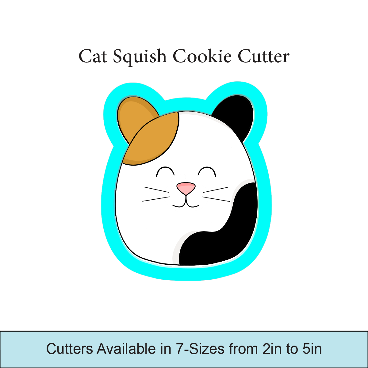 Cat Squish Cookie Cutters
