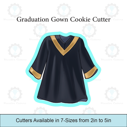 Graduation Gown Cookie Cutters