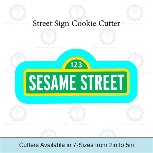 Street Sign Cookie Cutters