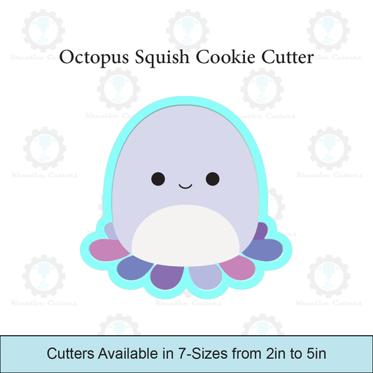 Octopus Squish Cookie Cutters