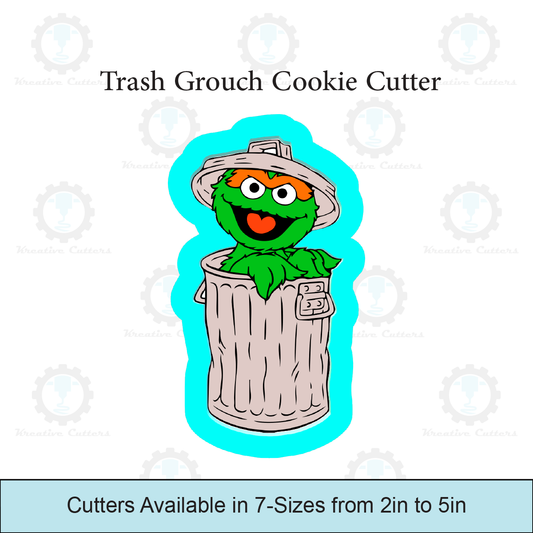 Trash Grouch Cookie Cutter