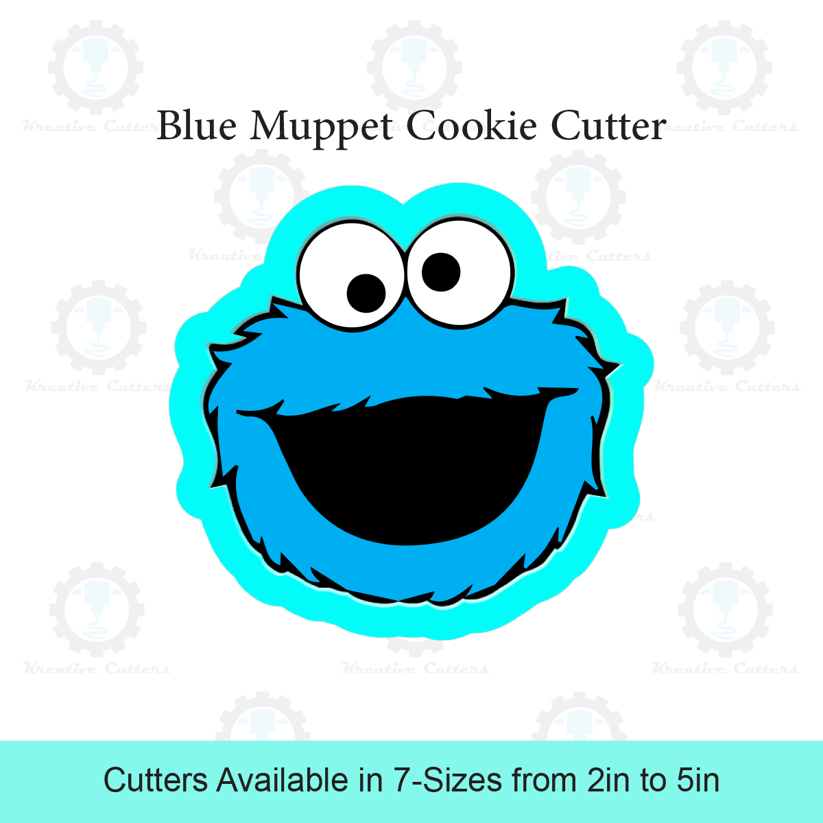 Blue Muppet Cookie Cutter