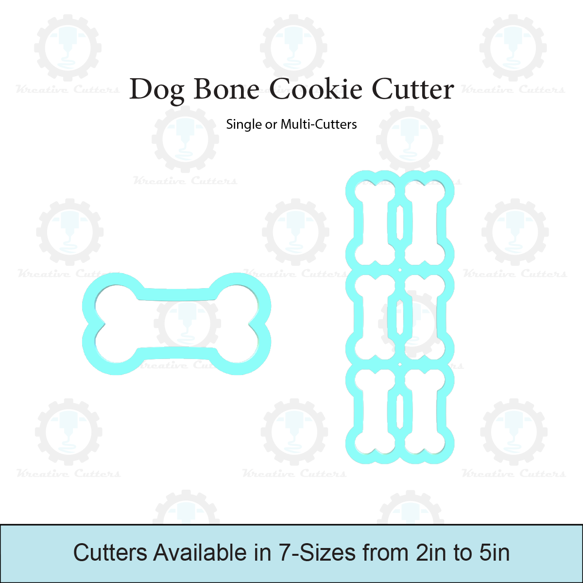 Dog Bone Cookie Cutter | Multi Cutter