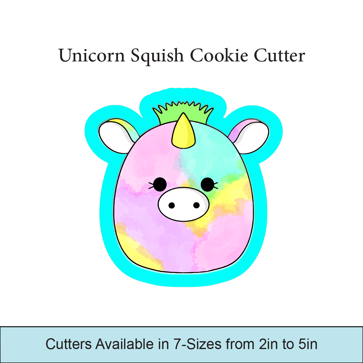 Unicorn Squish Cookie Cutters
