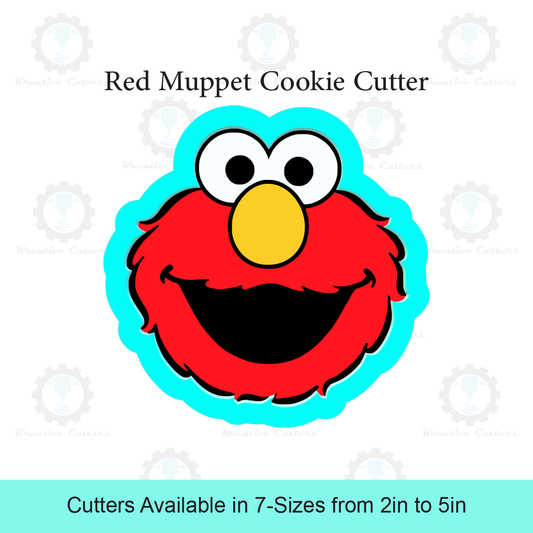 Red Muppet Cookie Cutter