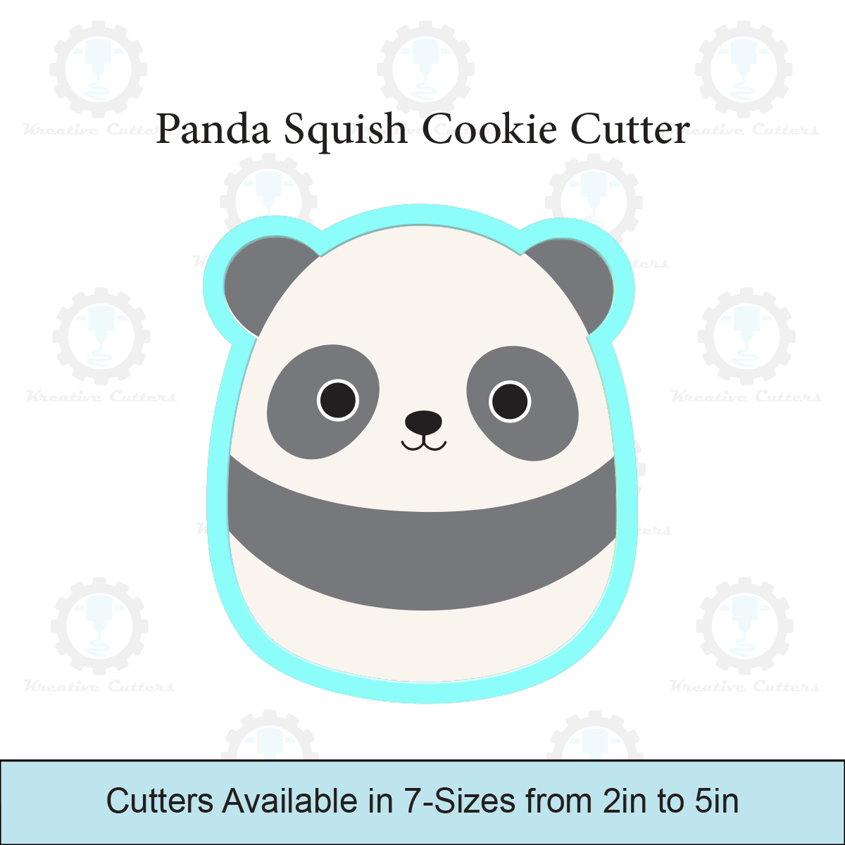 Panda Squish Cookie Cutters