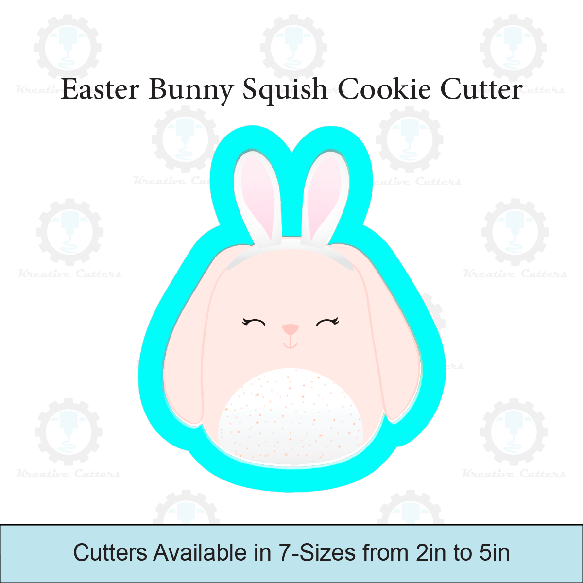 Easter Bunny Squish Cookie Cutters