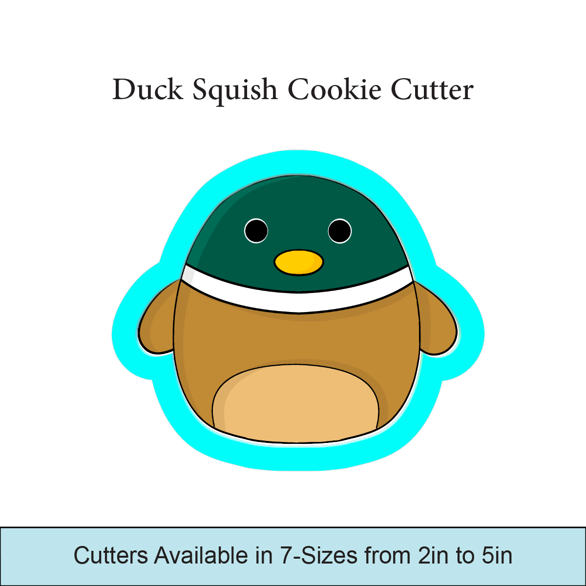 Duck Squish Cookie Cutters