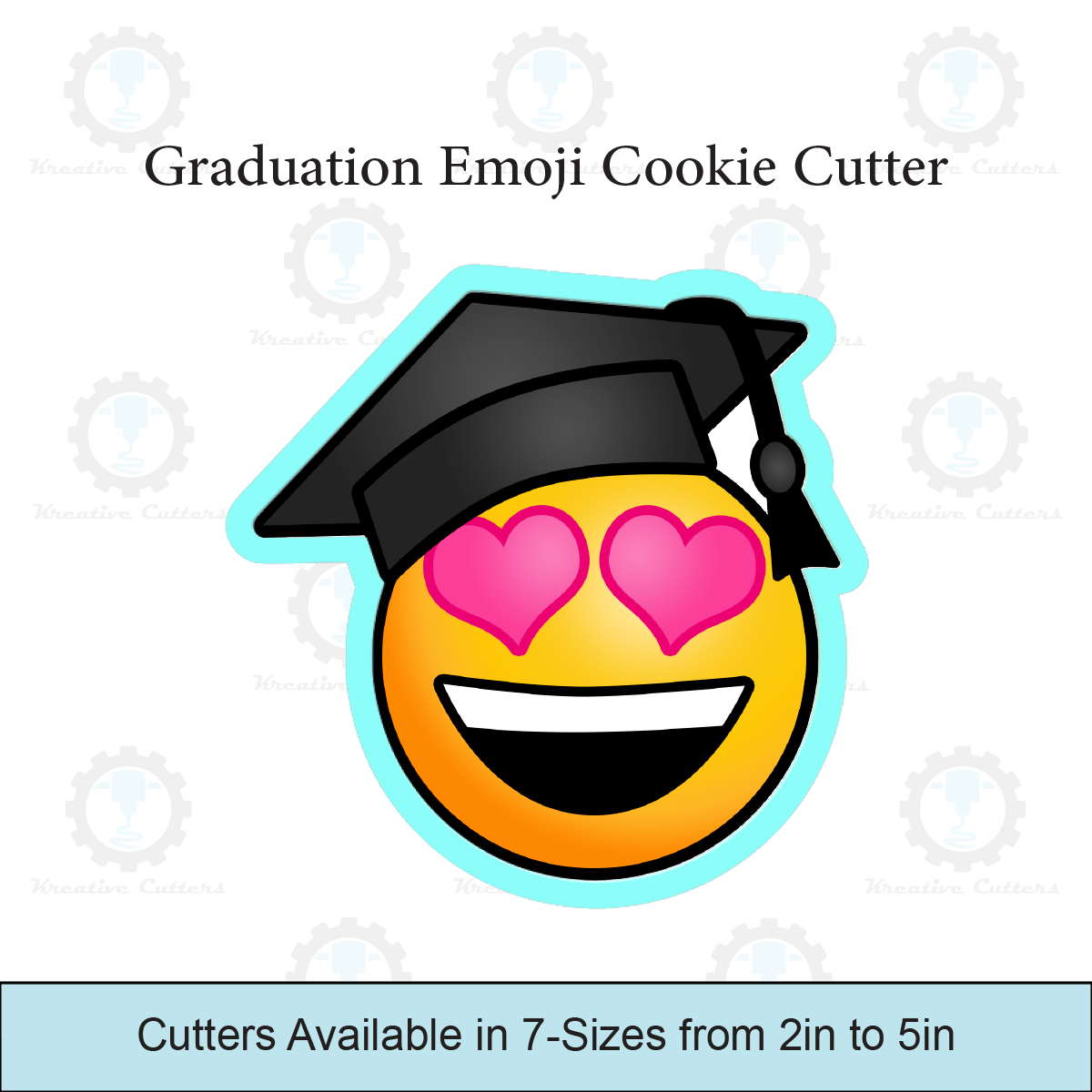 Graduation Emoji Cookie Cutters