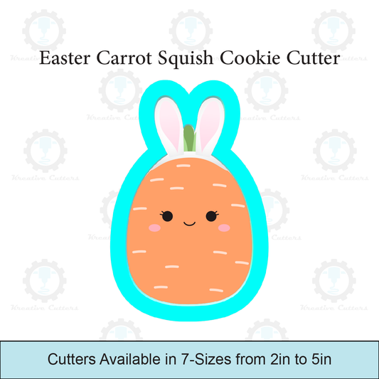 Easter Carrot Squish Cookie Cutters