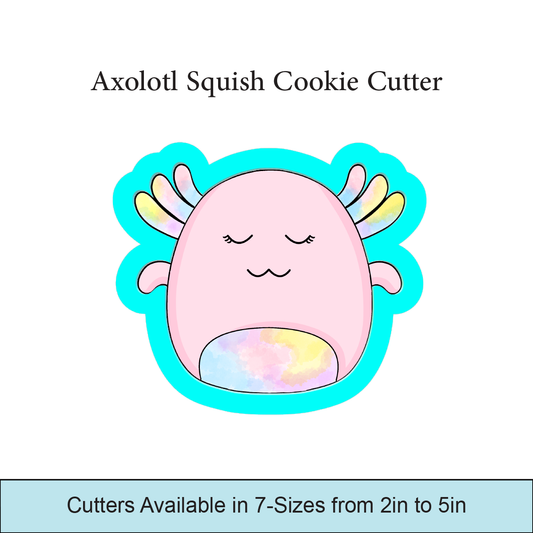 Axolotl Squish Cookie Cutters