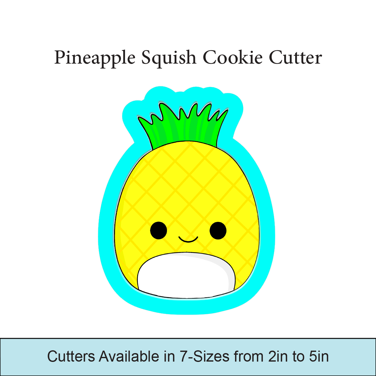 Pineapple Squish Cookie Cutters