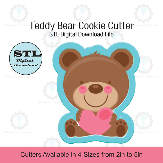 Teddy Bear Cookie Cutter | STL File