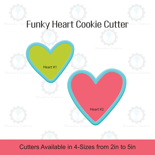 Funky Heart Cookie Cutter
