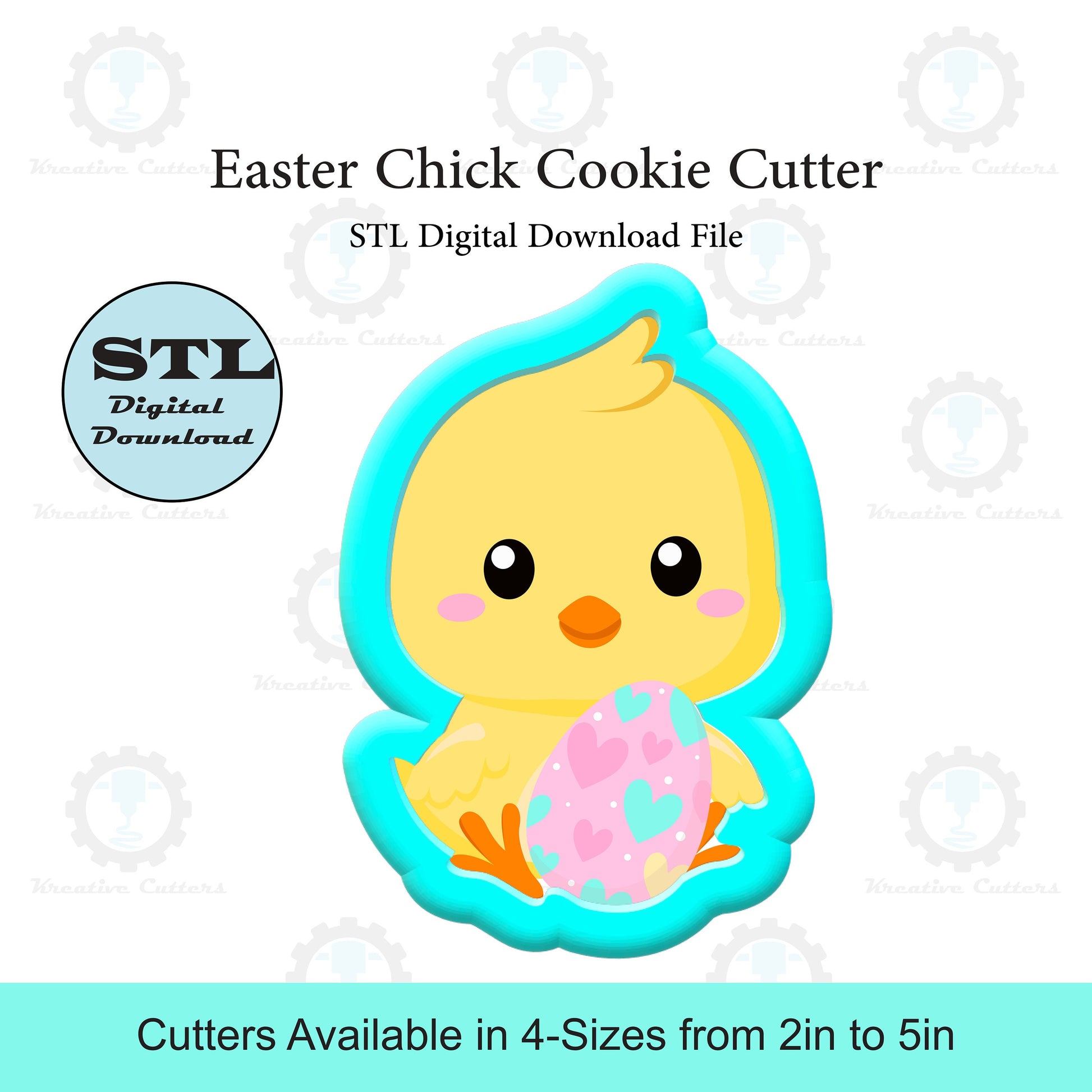 Easter Chick Cookie Cutter | STL File