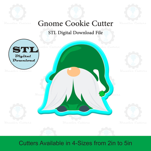 Gnome Cookie Cutters | STL File