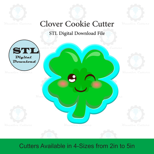 Clover Cookie Cutter | STL File