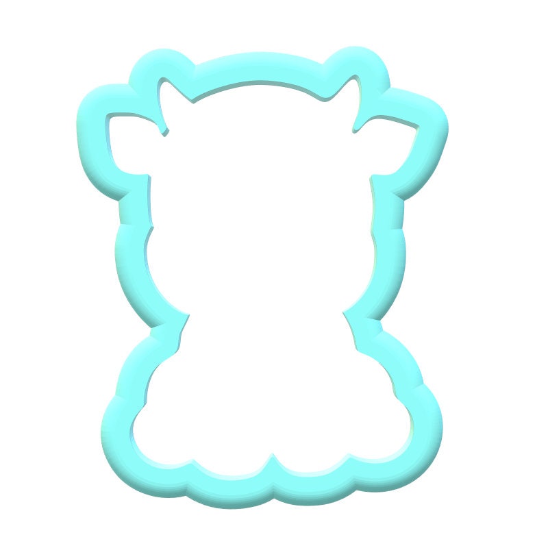 Baby Cow Cookie Cutters | STL File