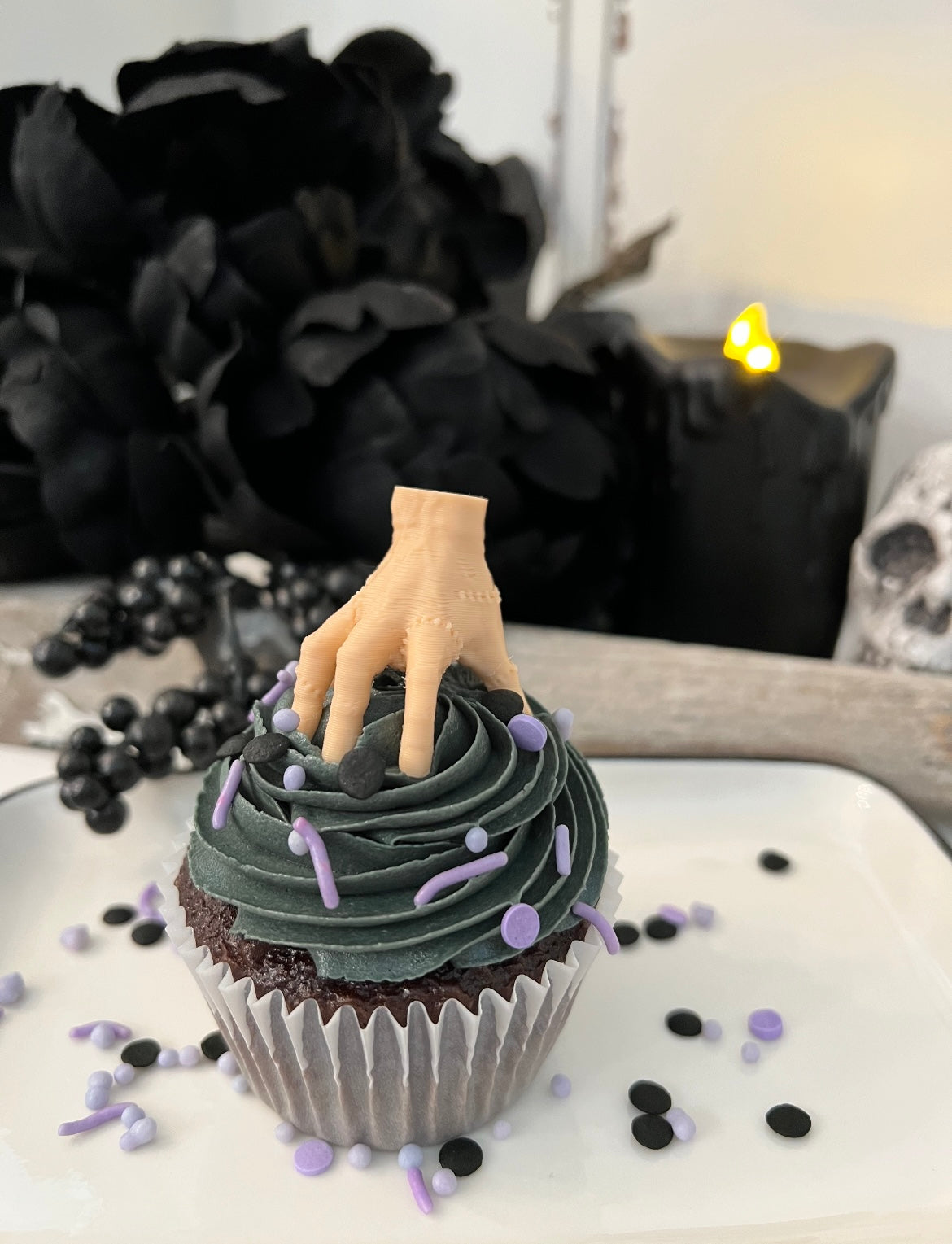 Thing Hand Cupcake Topper